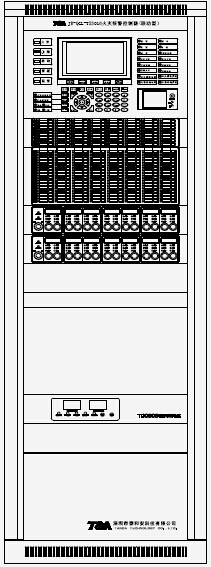 JB-QGL-TX3032火災(zāi)報(bào)警控制器面板示意圖
